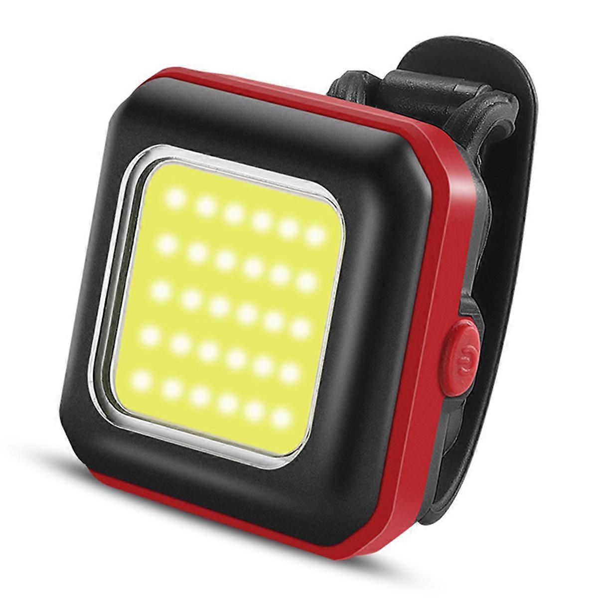 Mountain Bike Headlight Night Riding Front Light Red White Light