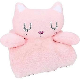 Baby Soothing Towel Coral Plush Doll (kitten, 25cm) 1 Pieces