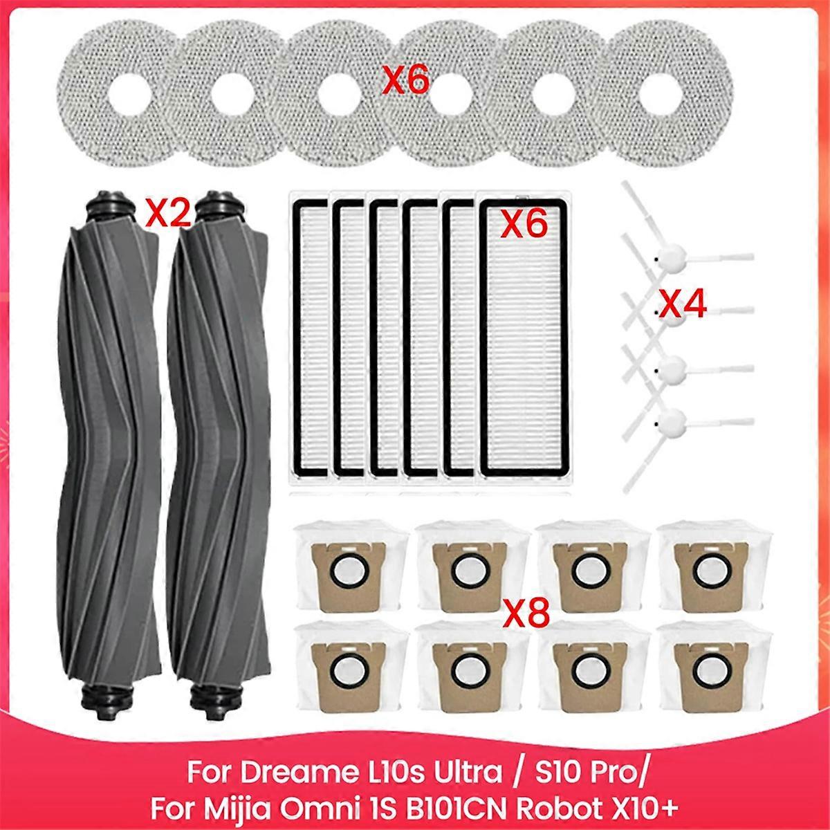 For L10s Ultra / S10 Pro Robot Vacuum Cleaner Main Side Brush