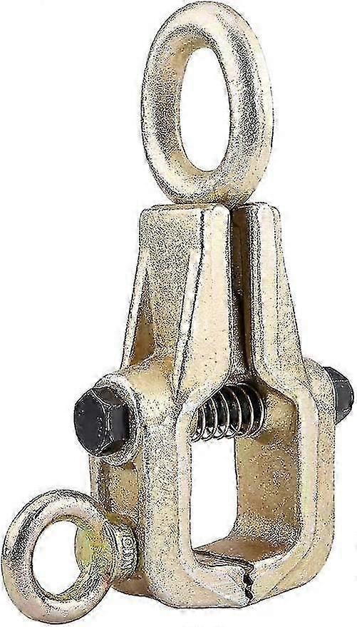 Dual-Purpose Self-Tightening Gold Sheet Metal Pulling Clamp (1pc)