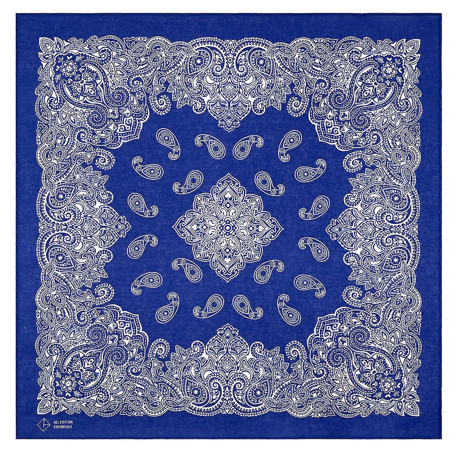 Street Dance Fashion Square Sciarpa Unisex Foulard Versatiles Foulard per lo Sport e la Moda Blu Reale