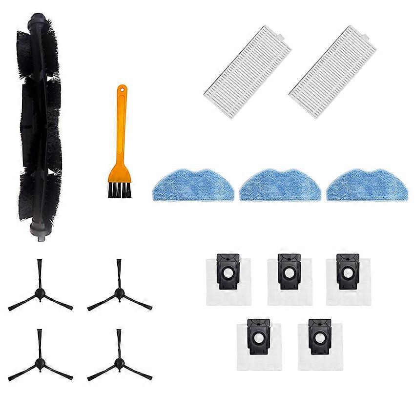 Sweeper Main Roller Side Brush Dust Bag Sea Mop Rag Accessories for EZVIZ RE4 Plus/RE5 Plus