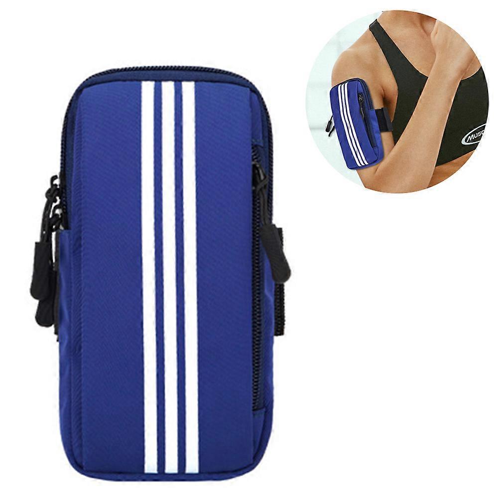 Fitness Armband, Workout Accessory, Stretch Material, Double Deck Storage