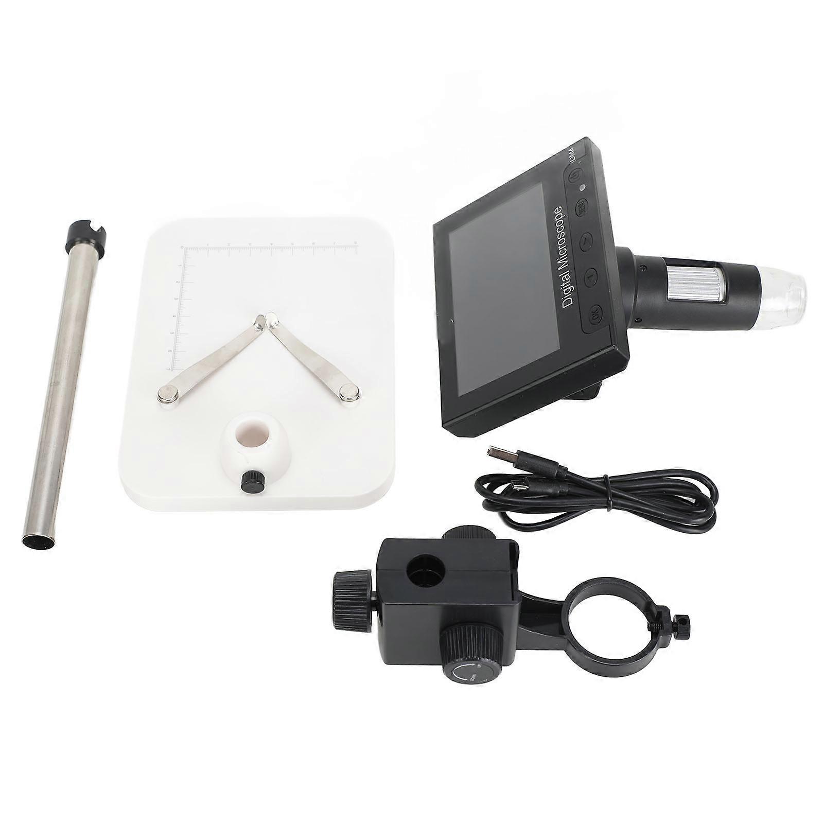 Electron Microscope 4.3in Display Screen HD 720P 1000X Digital Microscope for Biological Research