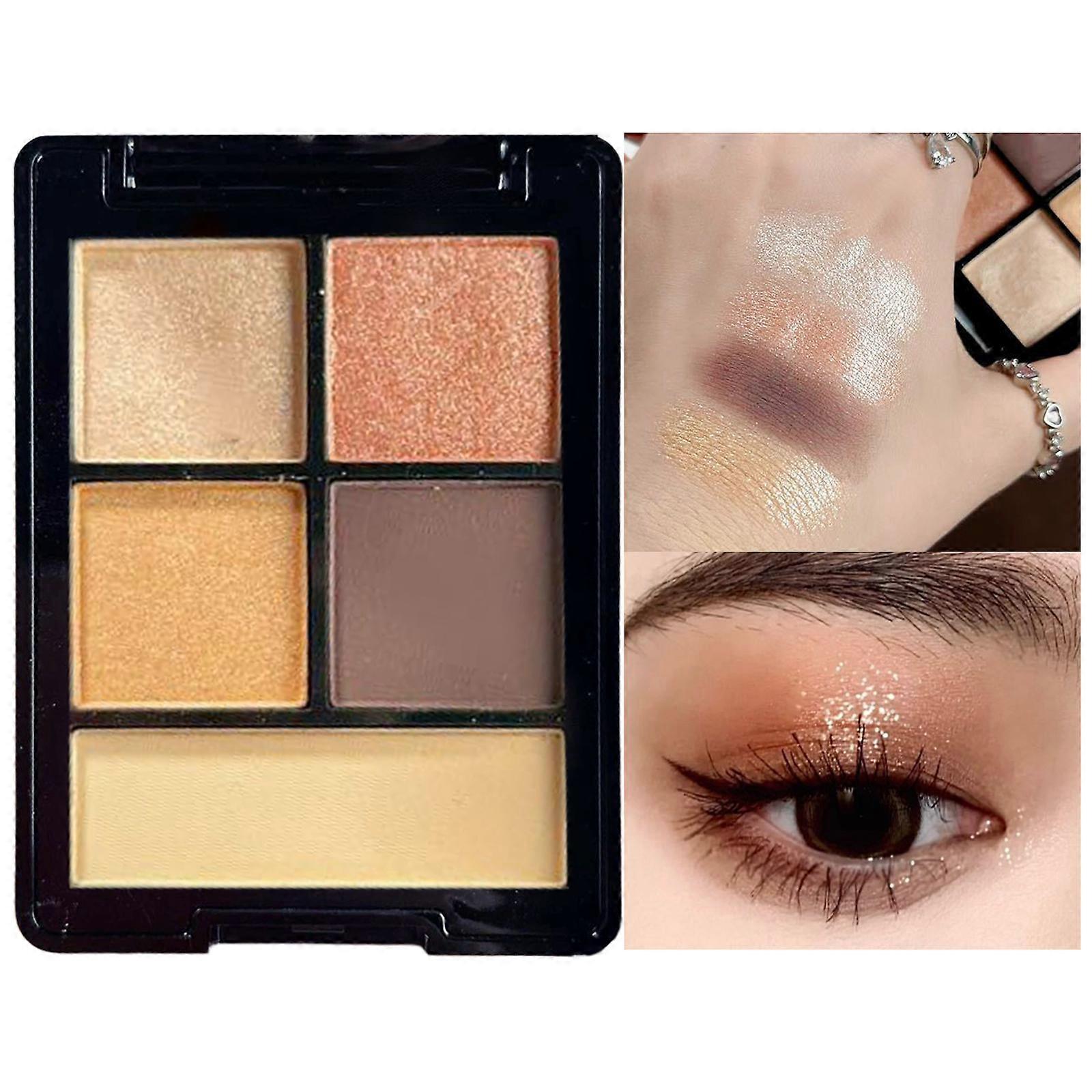 Palette de 5 fards à paupières pour femmes et filles. Obtenez un look parfait pour toutes les occasions.