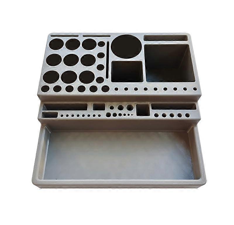Pack of 1 Fly Tying Tool Kit Desktop Organizer Versatile Convenient Supplies Organization Storage Rack for Men Anglers Beginner Fisherman