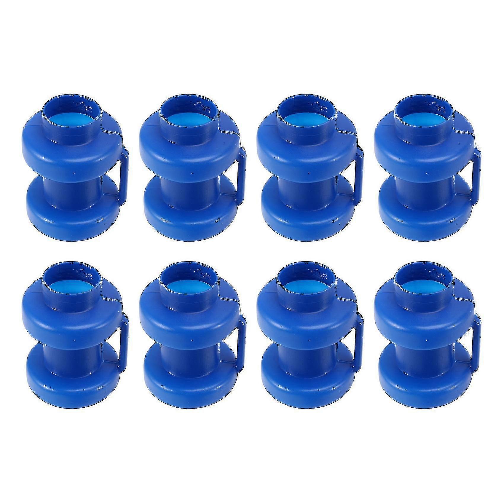 8pcs Trampoline Enclosure Pole Cap Plastic Trampoline Pole Caps Replacement Mini Trampoline Leg Cap -QH