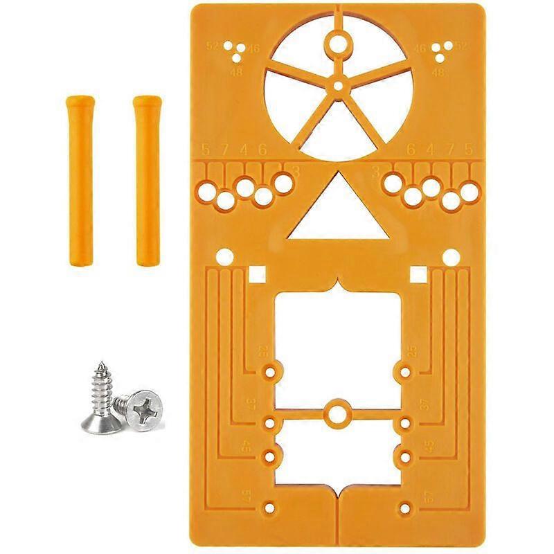 Installation of Multifunctional Hinge Punch Locator Punch Template