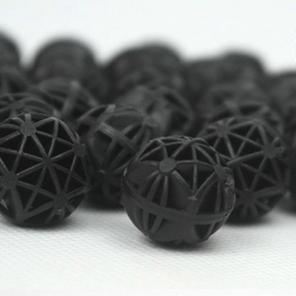 100pcs Aquarium Bio Balls Fish Tank Filters Black 16MM