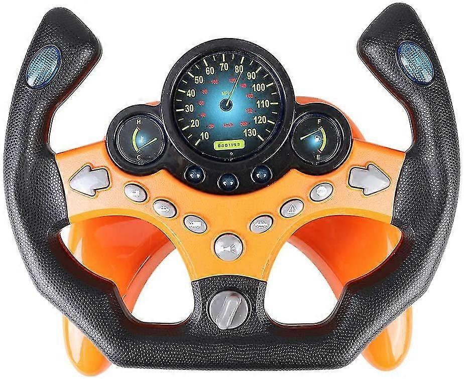 Steering Wheel Toy Driving Controller Portable Driving Copilot Toy Educational Sounding Toy