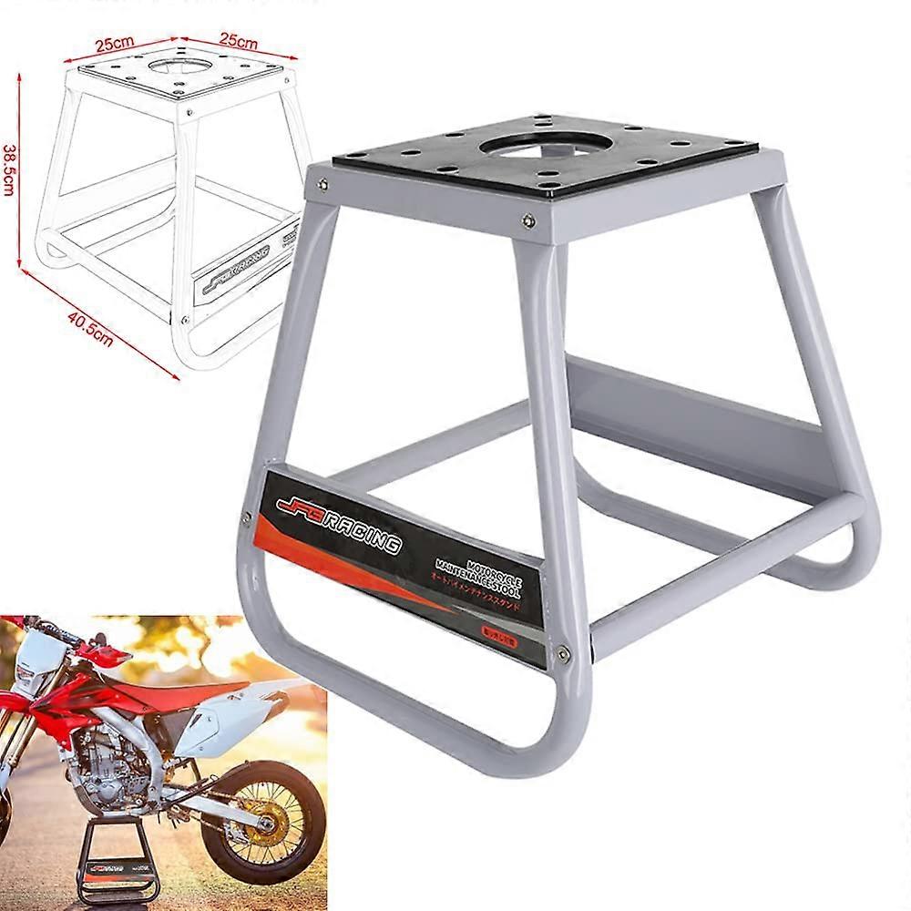 Motorcycle Lift Stand Removable Dirt Bike Panel Stand for Most Motorcycles, Adjustable Height, Sturdy Construction