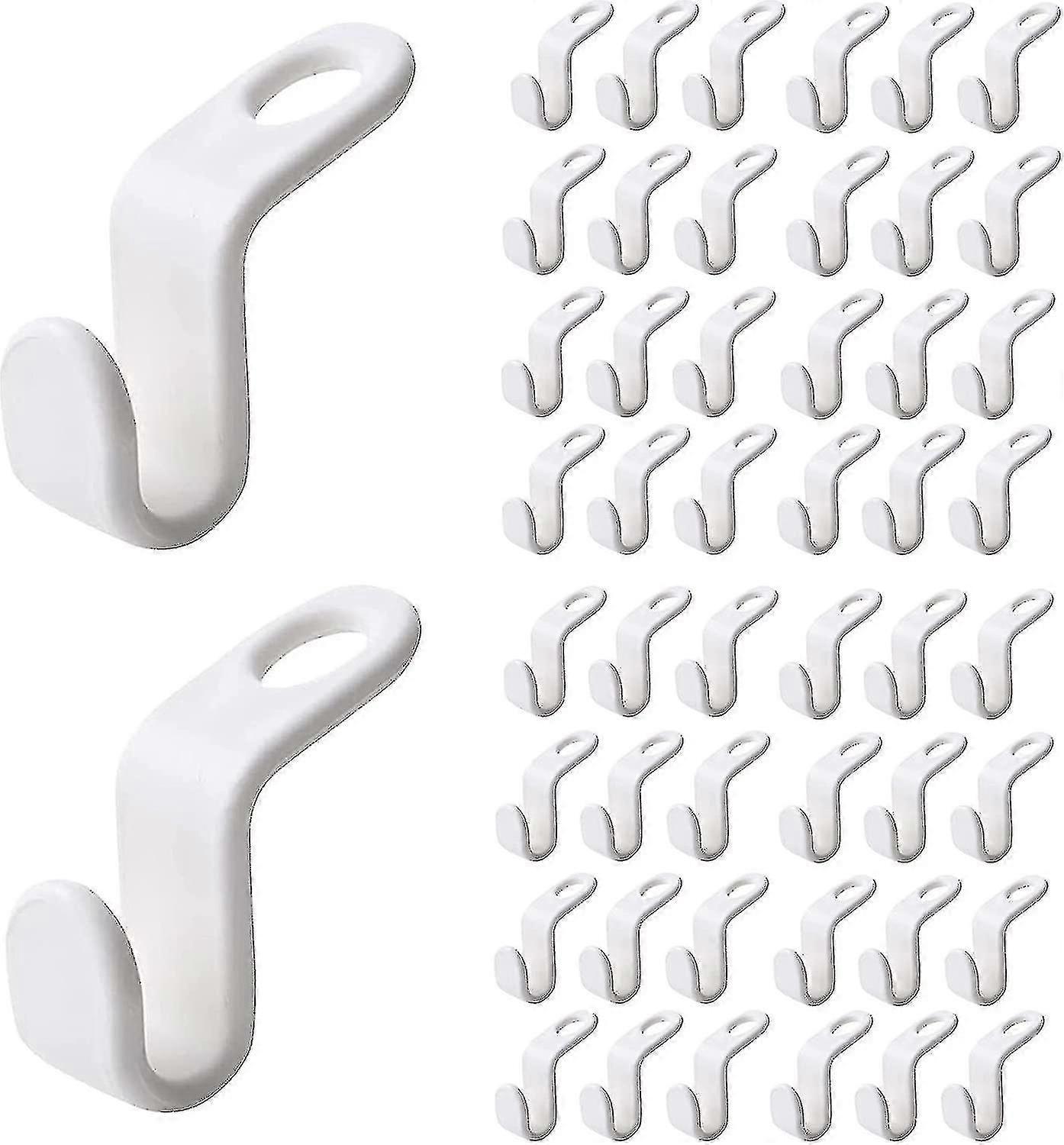 Space-Saving Hanger Connectors with 50 Extendable Hooks for Efficient Storage
