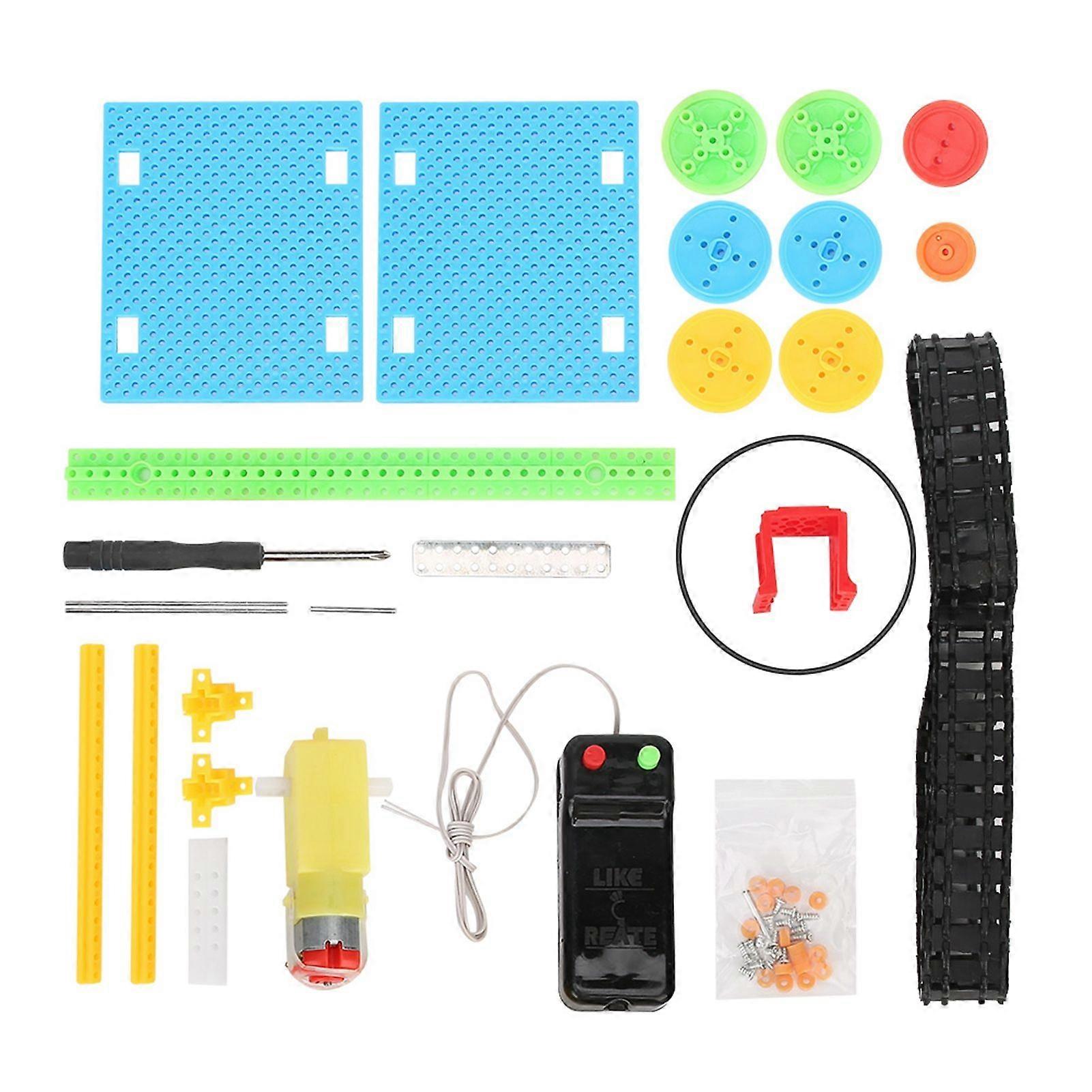 Assembled Educational Model Toy ABS Plastic DIY Electric Conveyor Model Science Technology Tool