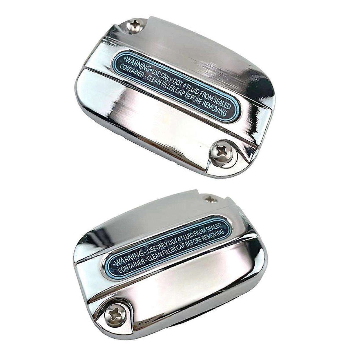 Motorcycle Brake Master Cylinder Cover Oil Tank Cover for Ultra Classic Glide Street Glide 2008-2017