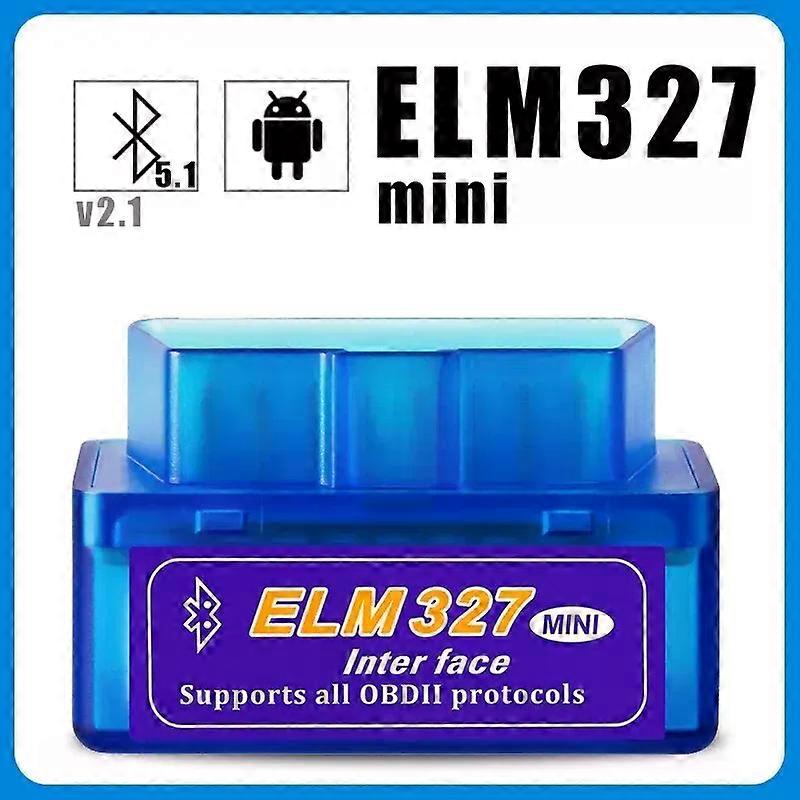 Mini Eml327 V2.1 OBD 2 Bluetooth Car Diagnostic-Tools For Android Scanner Code Support Smart Scan Tool ODB2 Scanner Tool Mini E