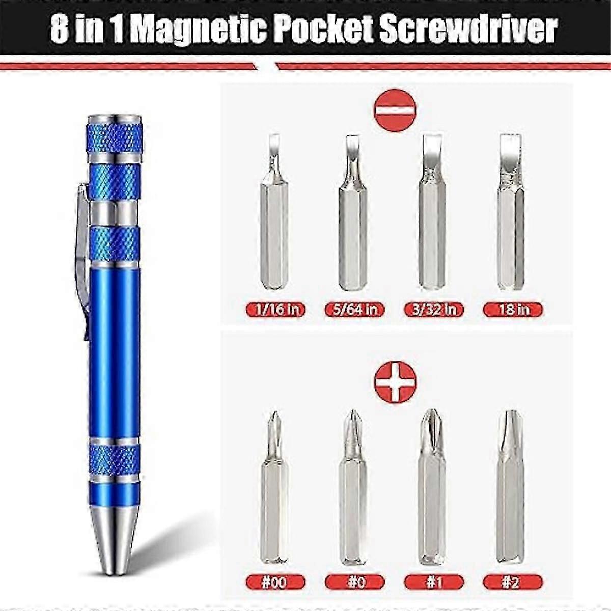 36pcs Pen Screwdriver Multitool Handy Tool Magnetic Pocket Screwdriver Multi Precision Function for Mini Gadgets Repair