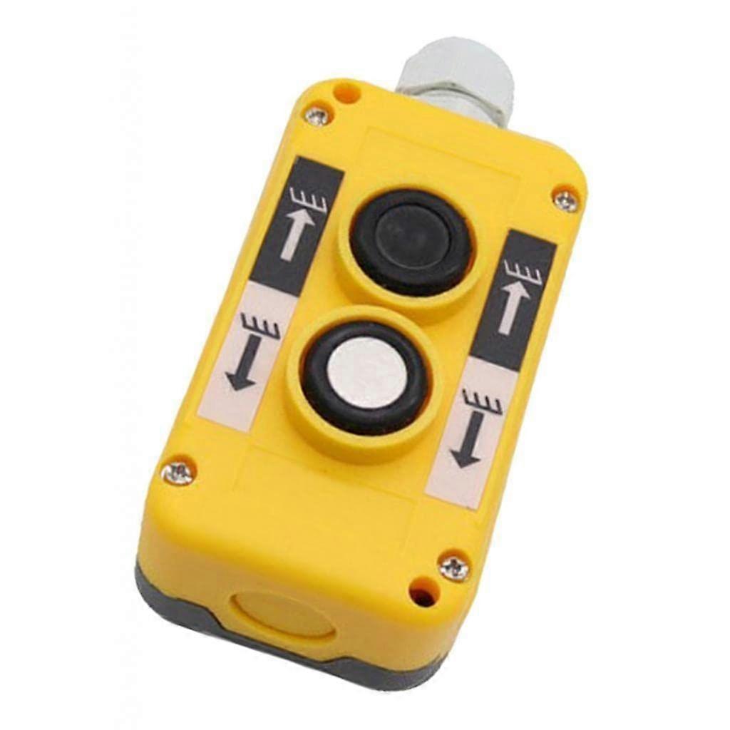 2025 High quality brand new  Premium 2-Button Hoist Push Button Switch Yellow