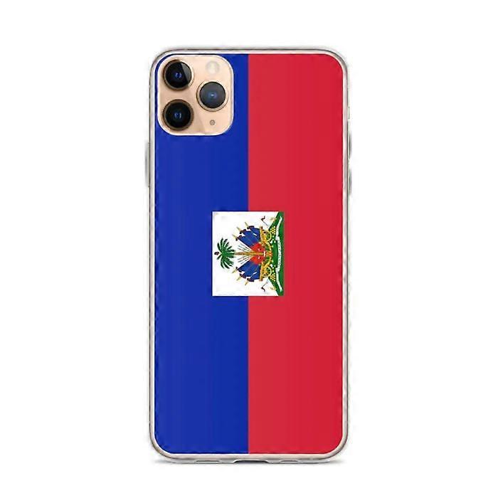 iPhone Case - Multicolor - Haiti Flag - Flexible - TPU - Compatible with iPhone 11 Pro Max