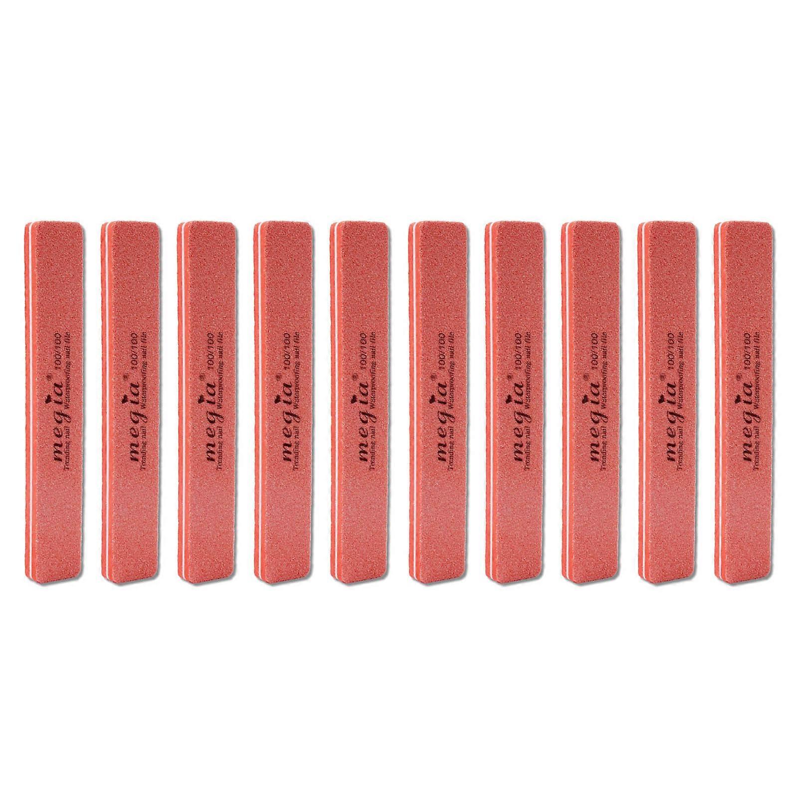 10Pcs Nail File Nail Buffer,Nail Files and Buffers for Natural Nails Emery Board Nail Buffer Block Fingernail File