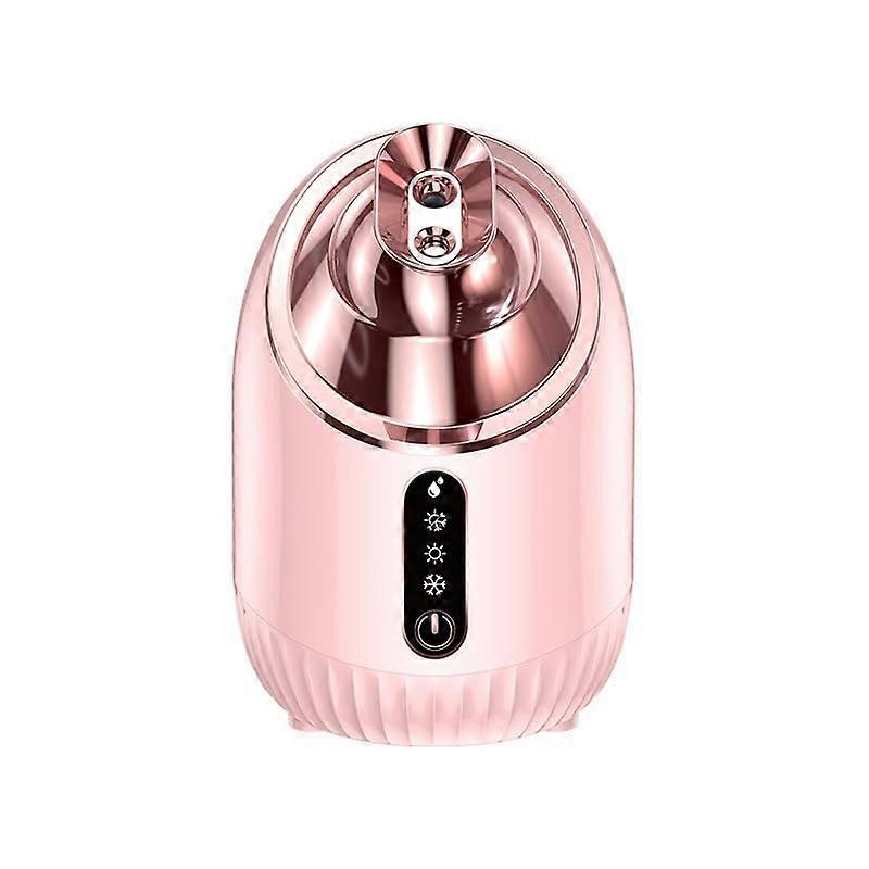 Facial Steamer SPA, Professional Nano Ionic Steamer with Hot Mist, Face Sauna, Hydration, Pink