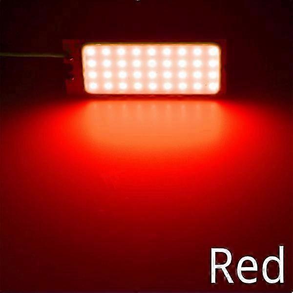 White Red T10 Cob 36led Car Led W5w C5w C10w License Plate Lamp Auto Door Reading Lamp Backup Bulb Dome Festoon Light Trunk Lamp