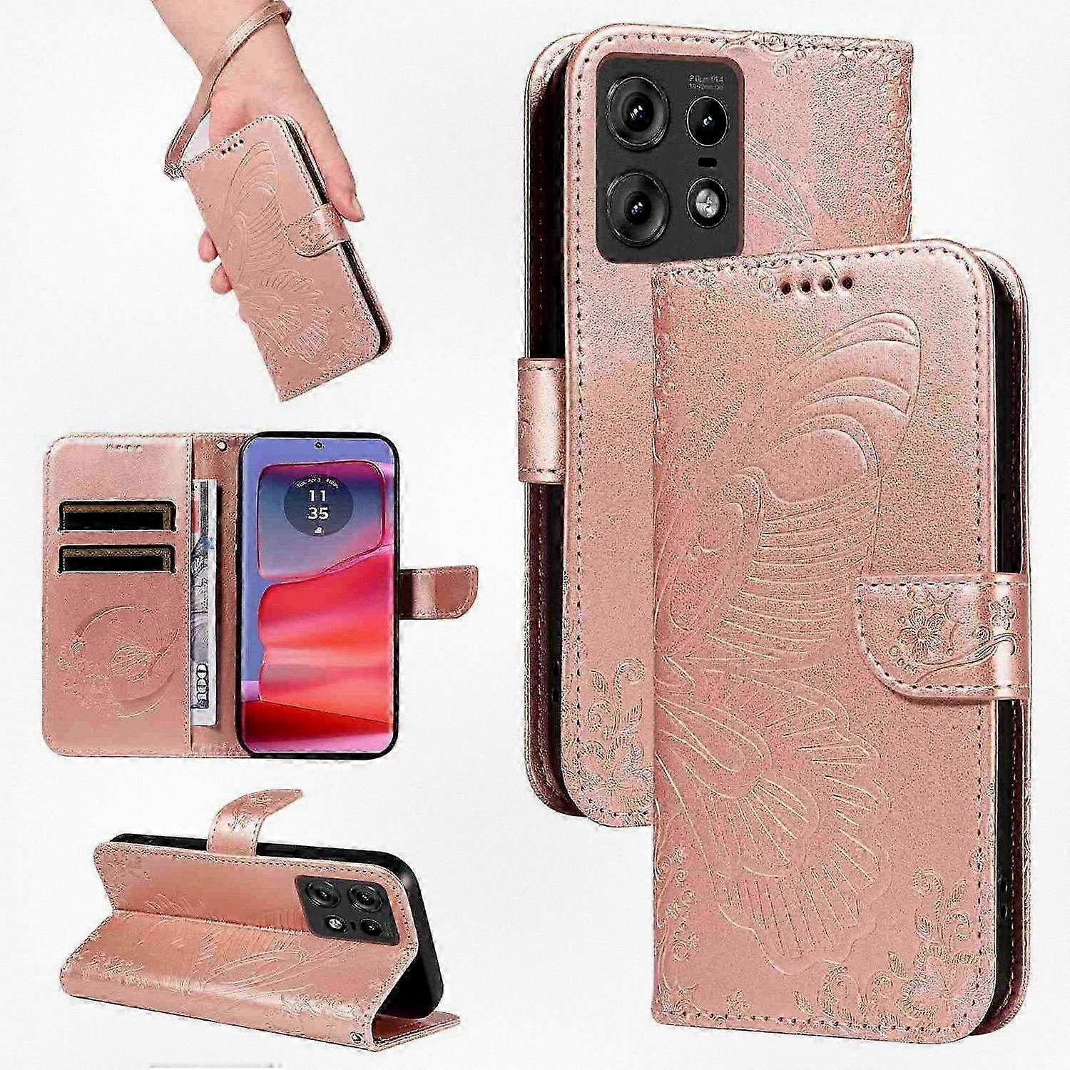 Leather Phone Case Compatible with Certain Brand Motorola Edge 50 Pro 5G Models