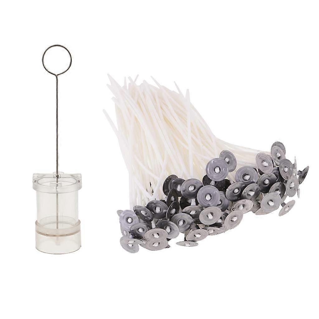 Candles Stocking with Flat Round Shape 50x Pre Wicks Candle