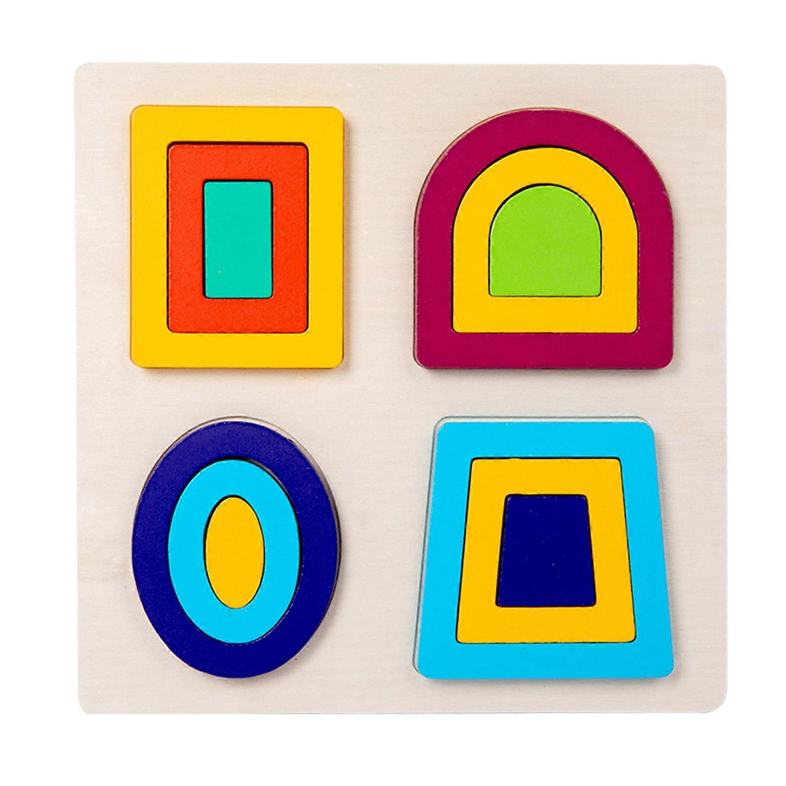 Toddlers Board Game Shape Sorting Color Learning Gift Sensory Toy Set Shape Learning Fine Motor Skill Training