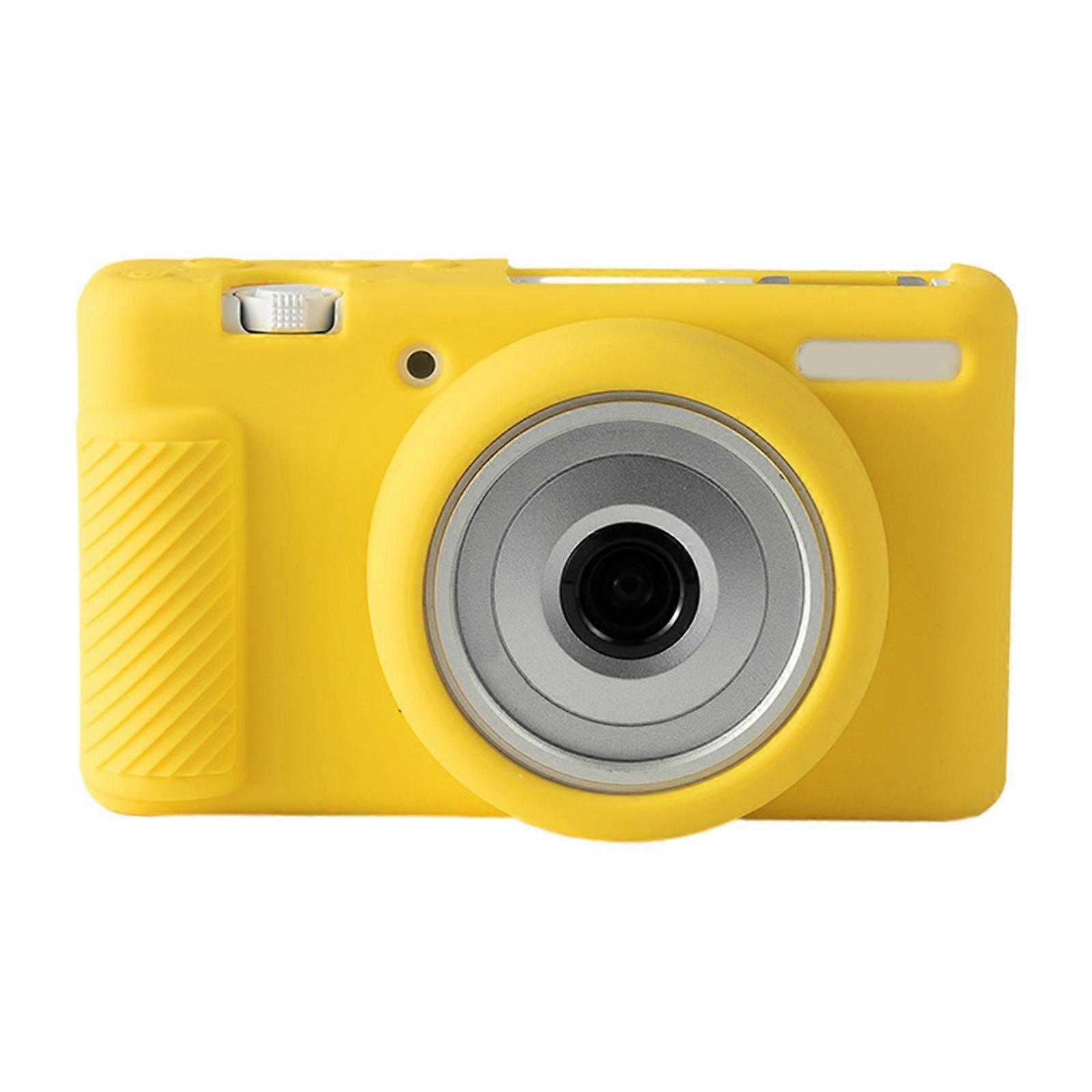 Lightweight and Stylish Silicone Case for ZV1F/ZV1M2 Camera Protective Shells Holder Enhanced Safety, Multiple Colors  Yellow