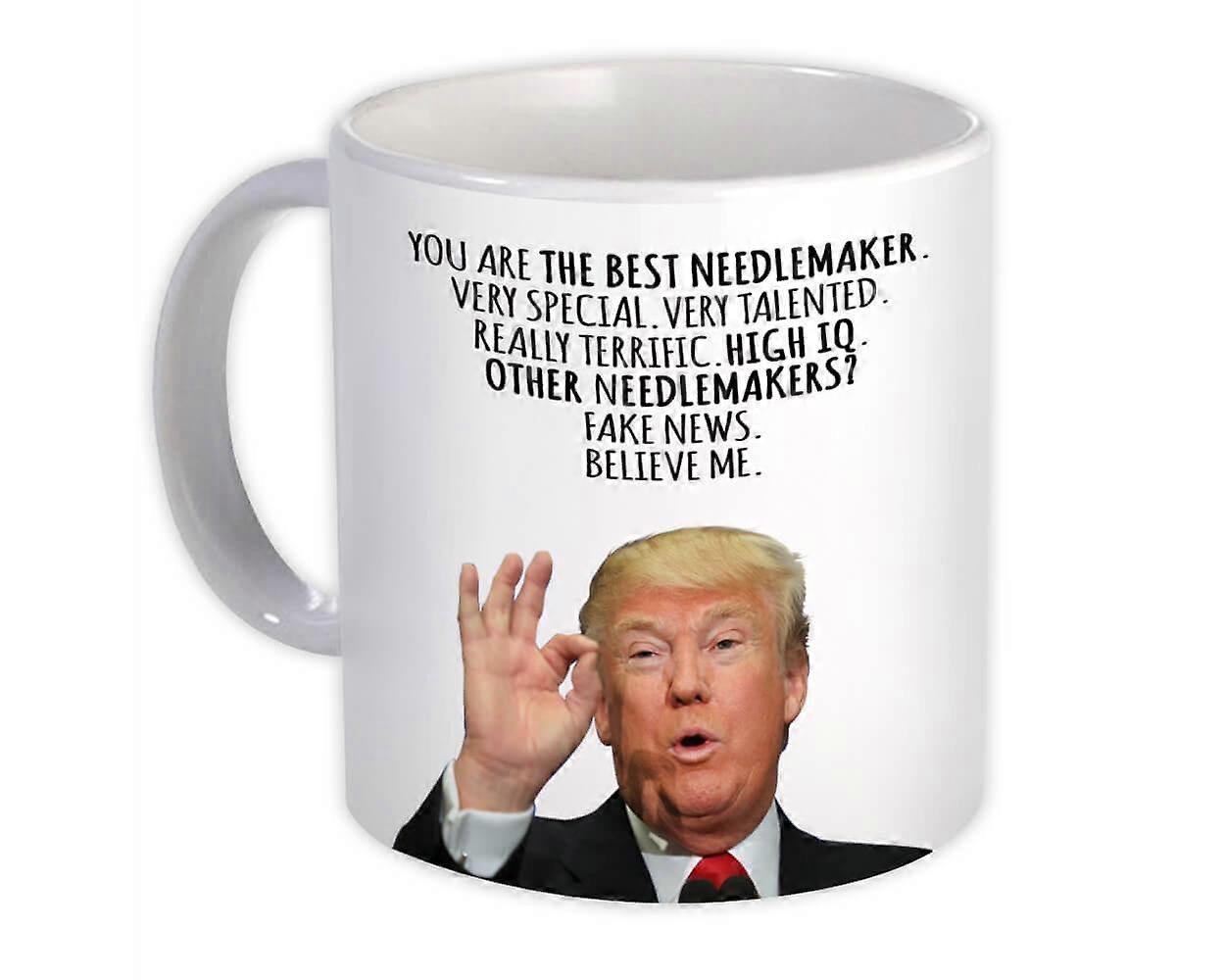 Great Needlemaker Gift Funny Trump : Mug Professions