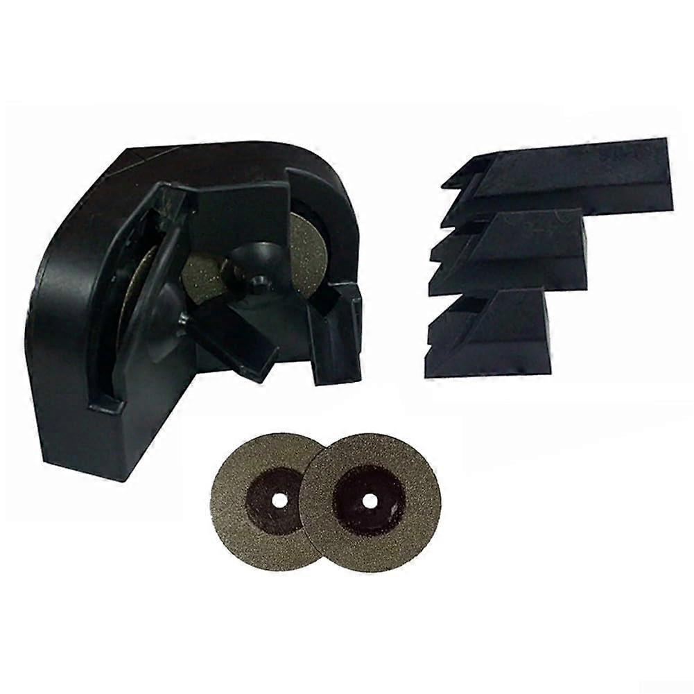 Electric drill sharpener with multiple holder sizes, perfect for the maintenance of all important cutting tools (B)