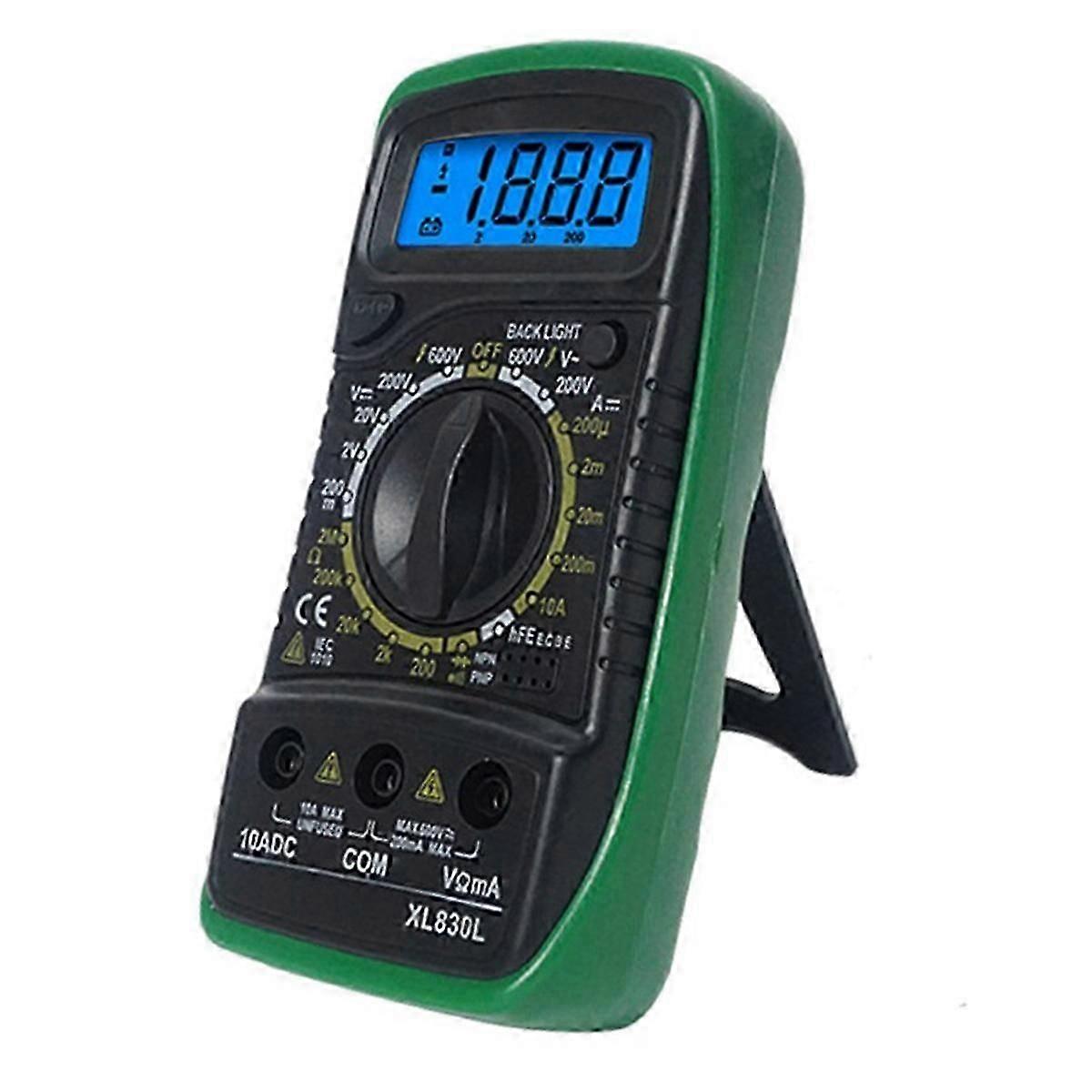 XL830L Handheld Digital Multimeter LCD Backlight AC/DC Ammeter C