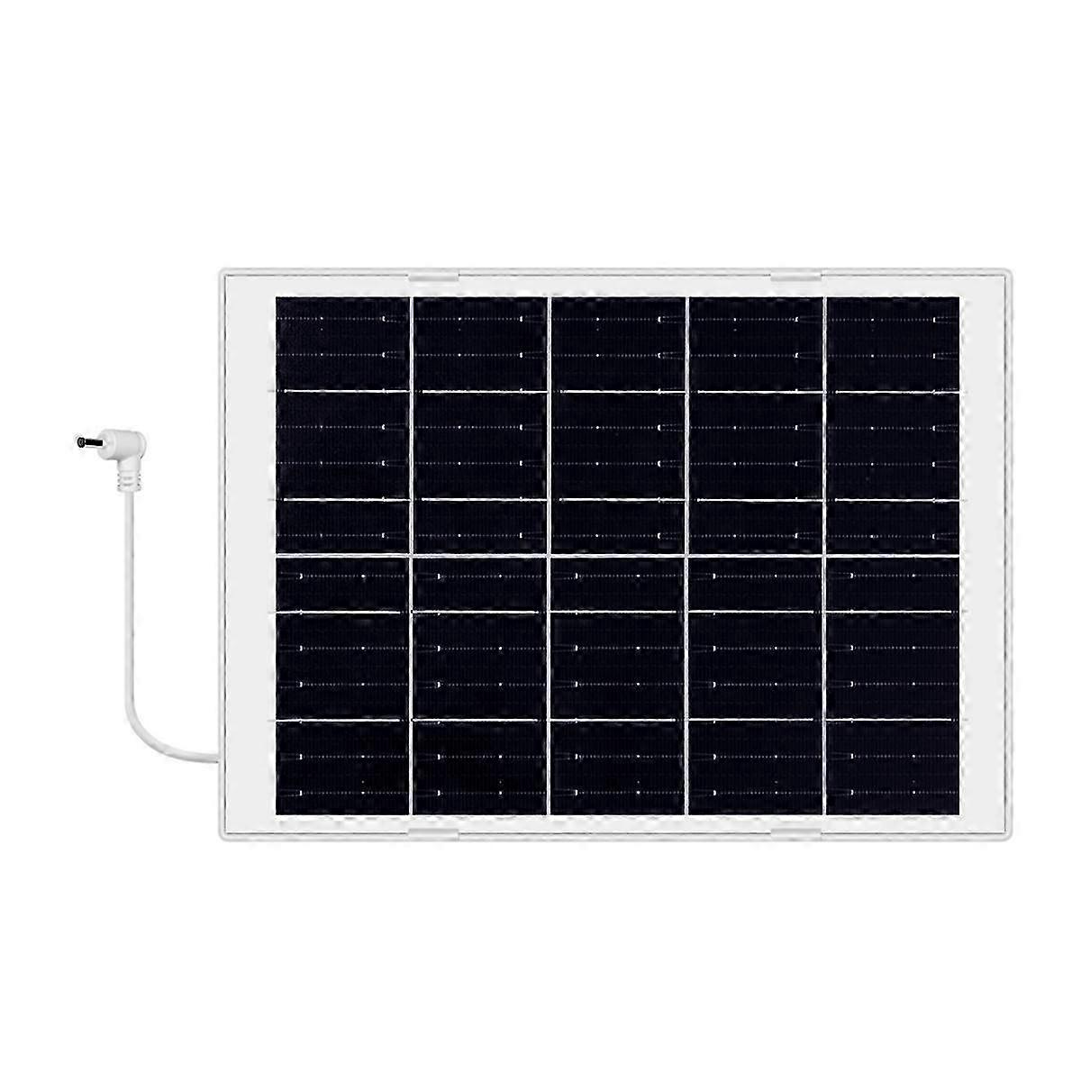 8W Solar Panel with Extension Cable IP65 Waterproof for Security Camera Outdoor