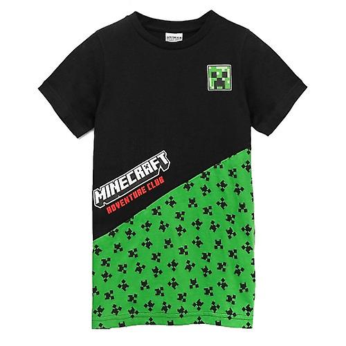 Minecraft Childrens/Kids Creeper Colour Block T-Shirt