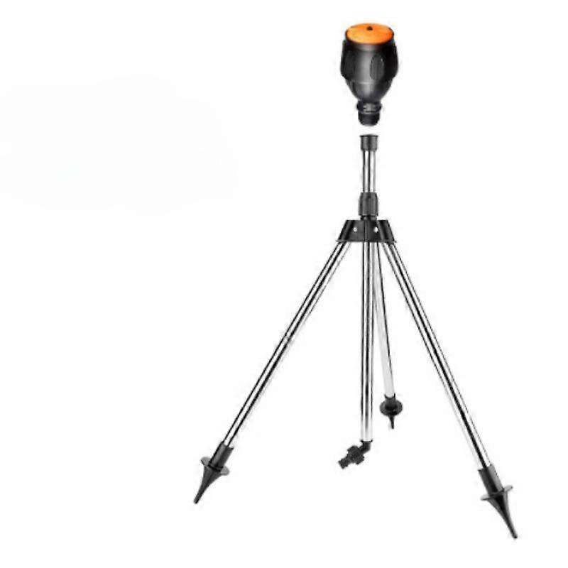 360 Rotary Irrigation Tripod Lawn Garden Sprinkler Telescopic Support Sprinkler Head on Tripod Stainless Steel