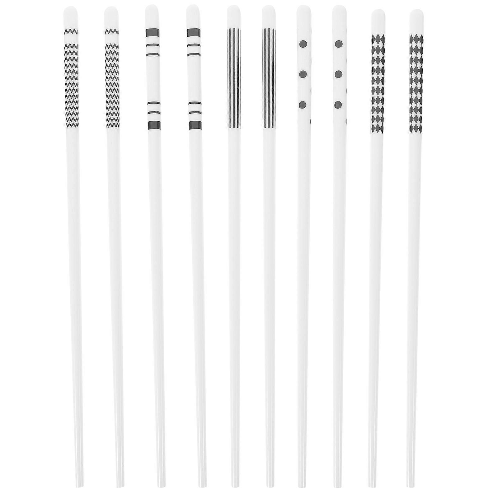 Versatile Reusable Table Setting, Crafted Ceramic Chopsticks for Casual or Formal Use