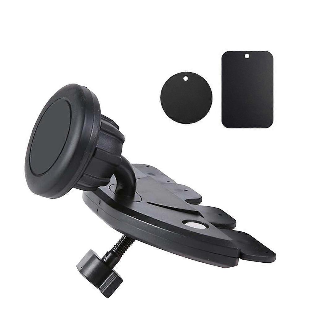 Secure Magnetic Phone Mount for Car CD Players with Compatibility Across Device Types