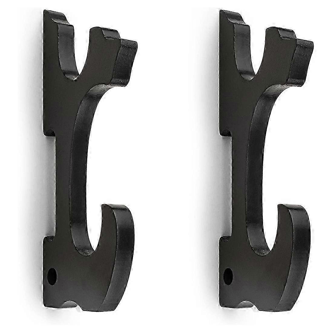 Sword Wall Mount 2/Set 1-Tier Padded Katana Holder Adjustable Display Hanger for Sword ,2-Tier Edition 0613