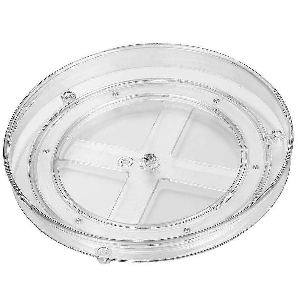 Rotating storage rack transparent