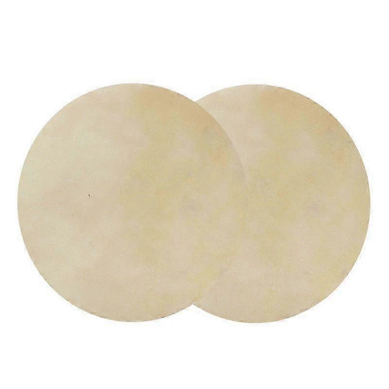 2 יחידות ראשי תוף מעור כבש לתוף בונגו אפריקאי (12.2 אינץ') צליל ברור