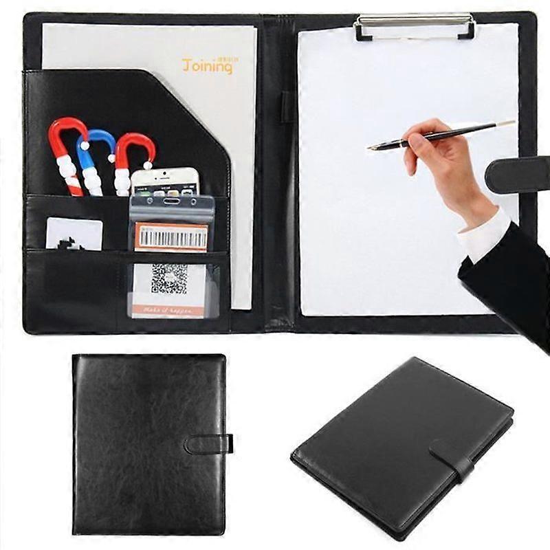 A4 Small Document Holder and Conference Folder Beautiful Leather Binder