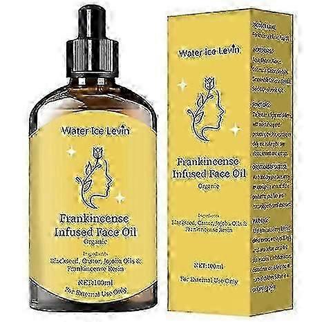 Frankincense Resin Oil With Castor & Jojoba Oils for Face Wrinkle Removal Facial Moisturizer Cold Pressed Serum Natural Skincare Hydrates Skin Moistur