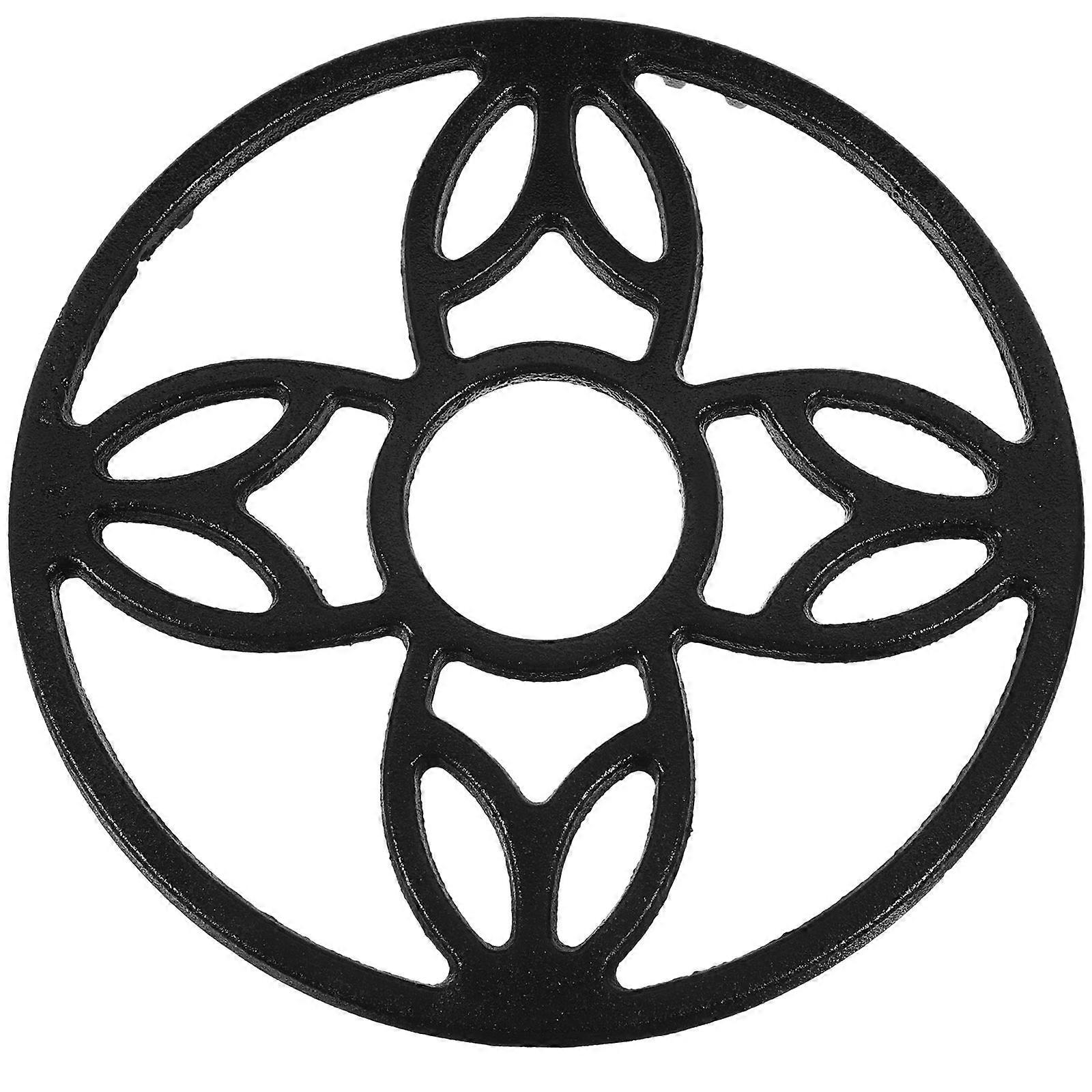 حلقات الموقد لموقد الغاز الحديد الزهر عموم الرف شكل دائري المستخدمين المنزليين مناسبة الطبخ 1 قطعة