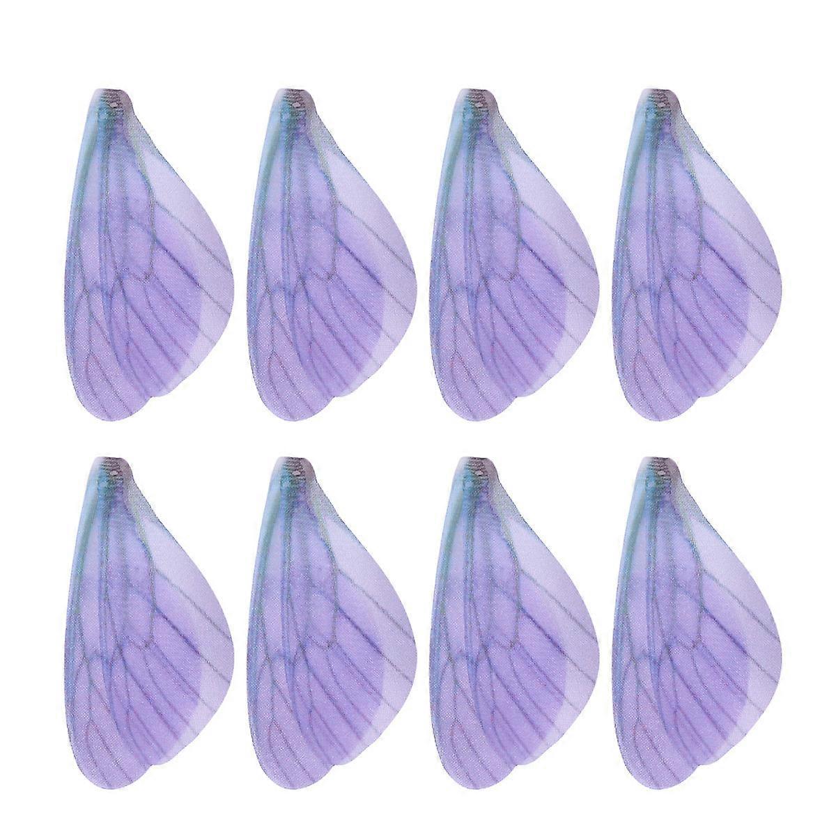 Fabric Wings Wing Shape Decorative DIY Craft Brooch Making 20Pcs