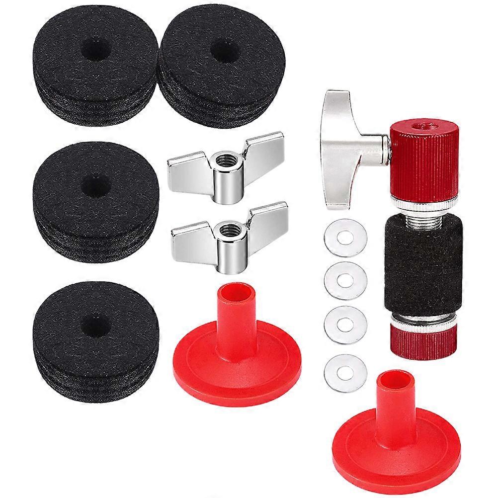 Felt Washers Drum Cymbal Pad Drummers 7.5x2.5cm Size Cymbal Repair Accessory 1Set