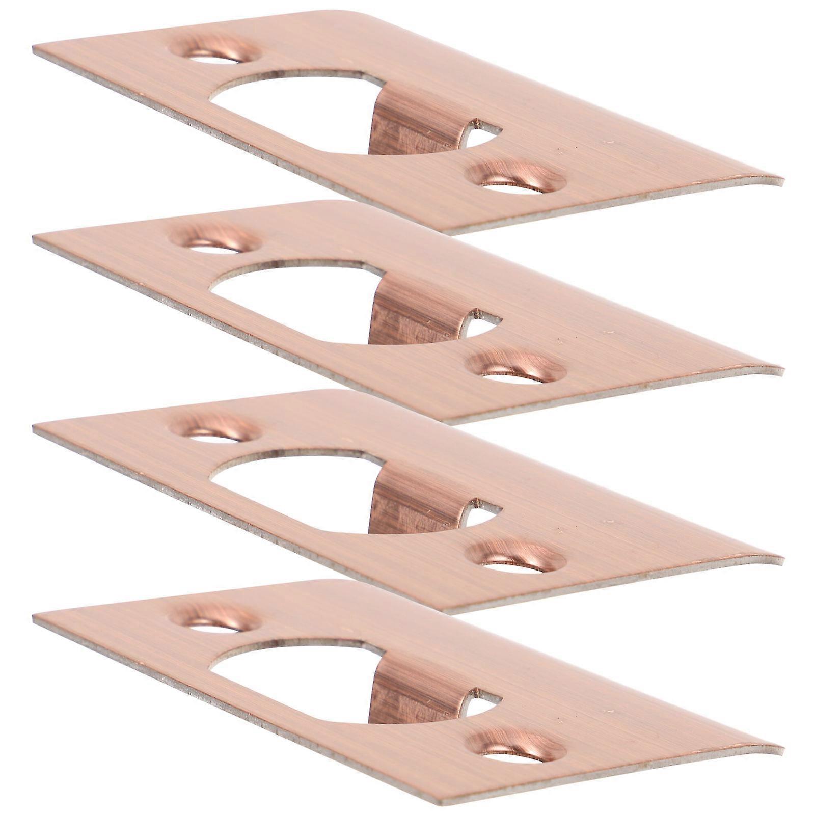 Door Strike Plate Extender Universal Door Strike Plate 4Pcs