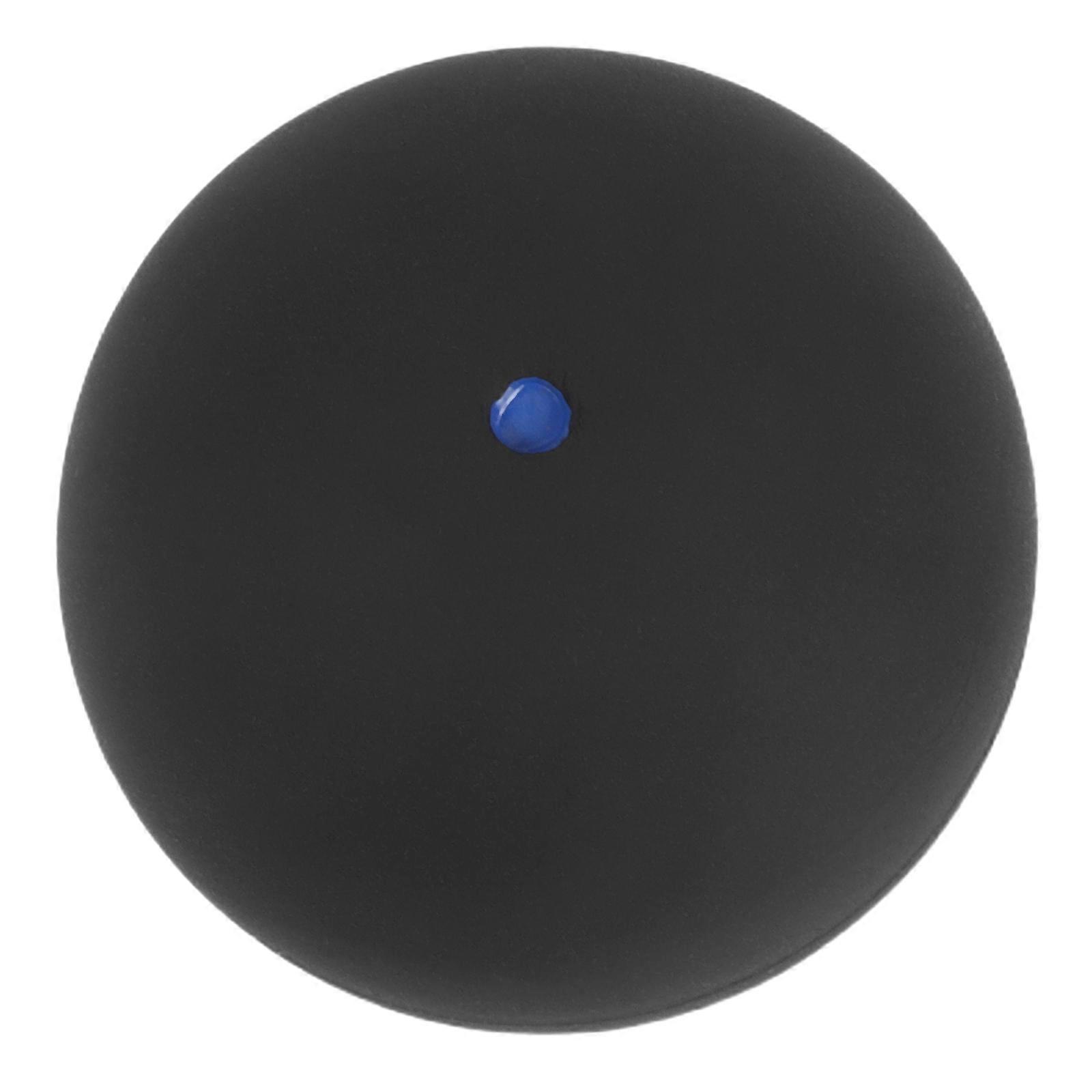 Training And Practice Squash Balls Single Dot For Beginner High Elasticity Training Balls Black Rubber 1Pcs