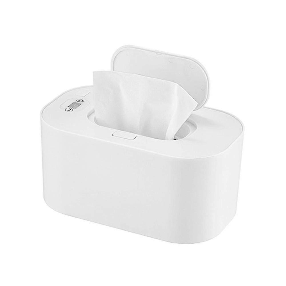 New Baby Wipe Heater Wet Towel Dispenser Napkin Heating Box Home/car Use Mini Wipe Case Wipes White