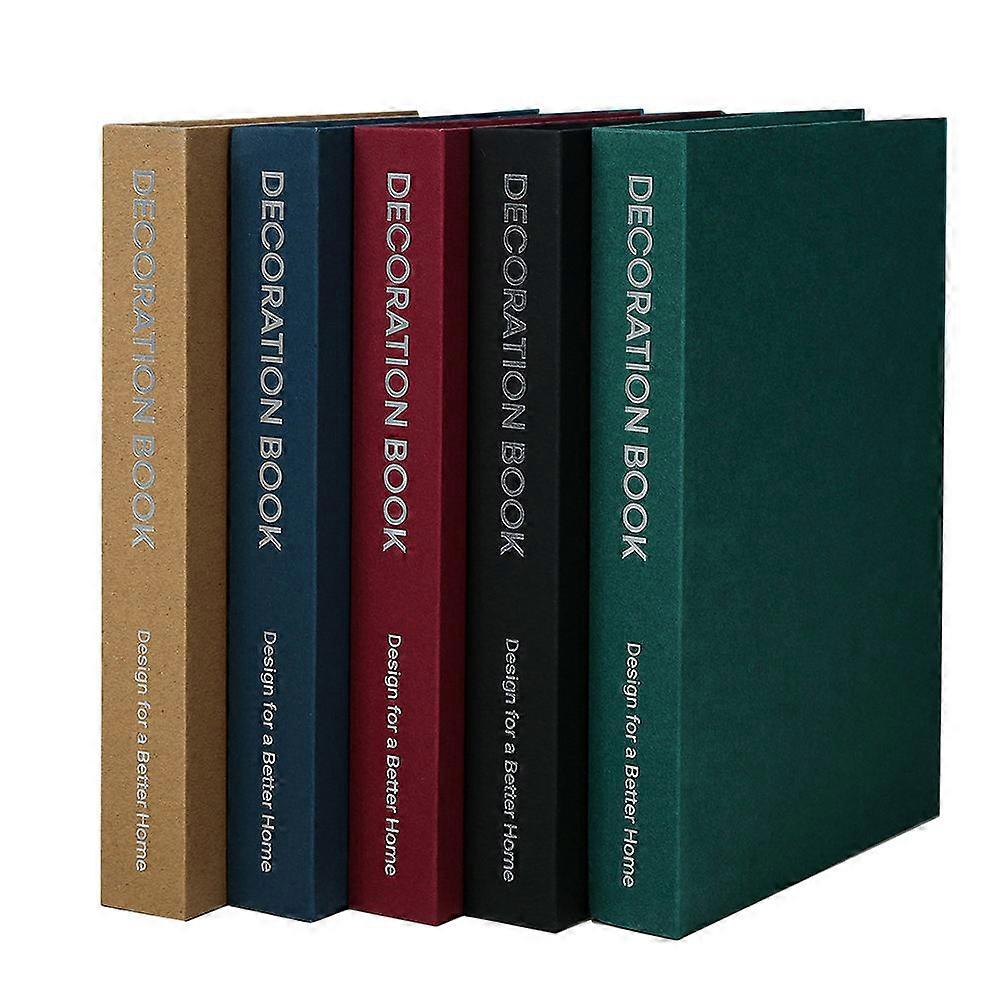 Decorative Books For Home Simulated Book Rectangular Space Family Photo Props 10x1.4x7.4 Inch 1Pack