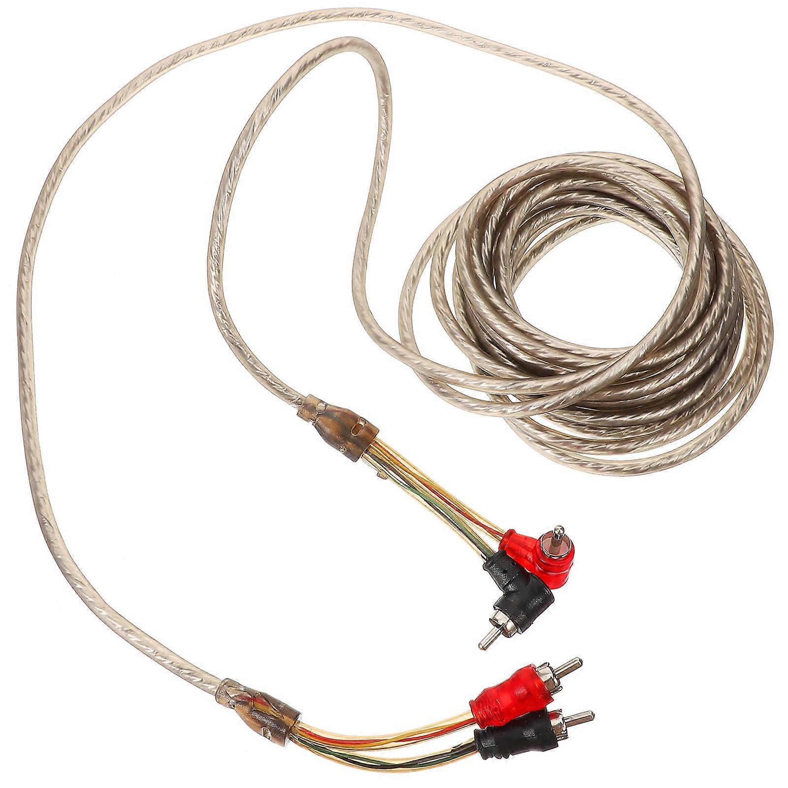 Audio Wires for Speakers Car Modification Power Amplifier Cable Set Car Enthusiasts 1Pack